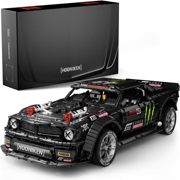 Nifeliz Hooniken Model Car Set, Colletible Building Toy For Adults, For Car Lovers And Muscle Car Fans (3141 Pieces