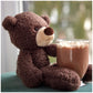 Gund Fuzzy Teddy Bear, Premium Stuffed Animal For Ages 1 And Up, Chocolate Brown, 13.5