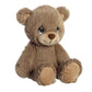 Aurora Inspirational Precious Moments Barley Bear Stuffed Animal - Cherished Memories - Enduring Comfort - Brown 8.5 Inches
