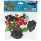 US Toy Assorted Color and Design Tropical Fish Figure Play Set (Lot of 12)