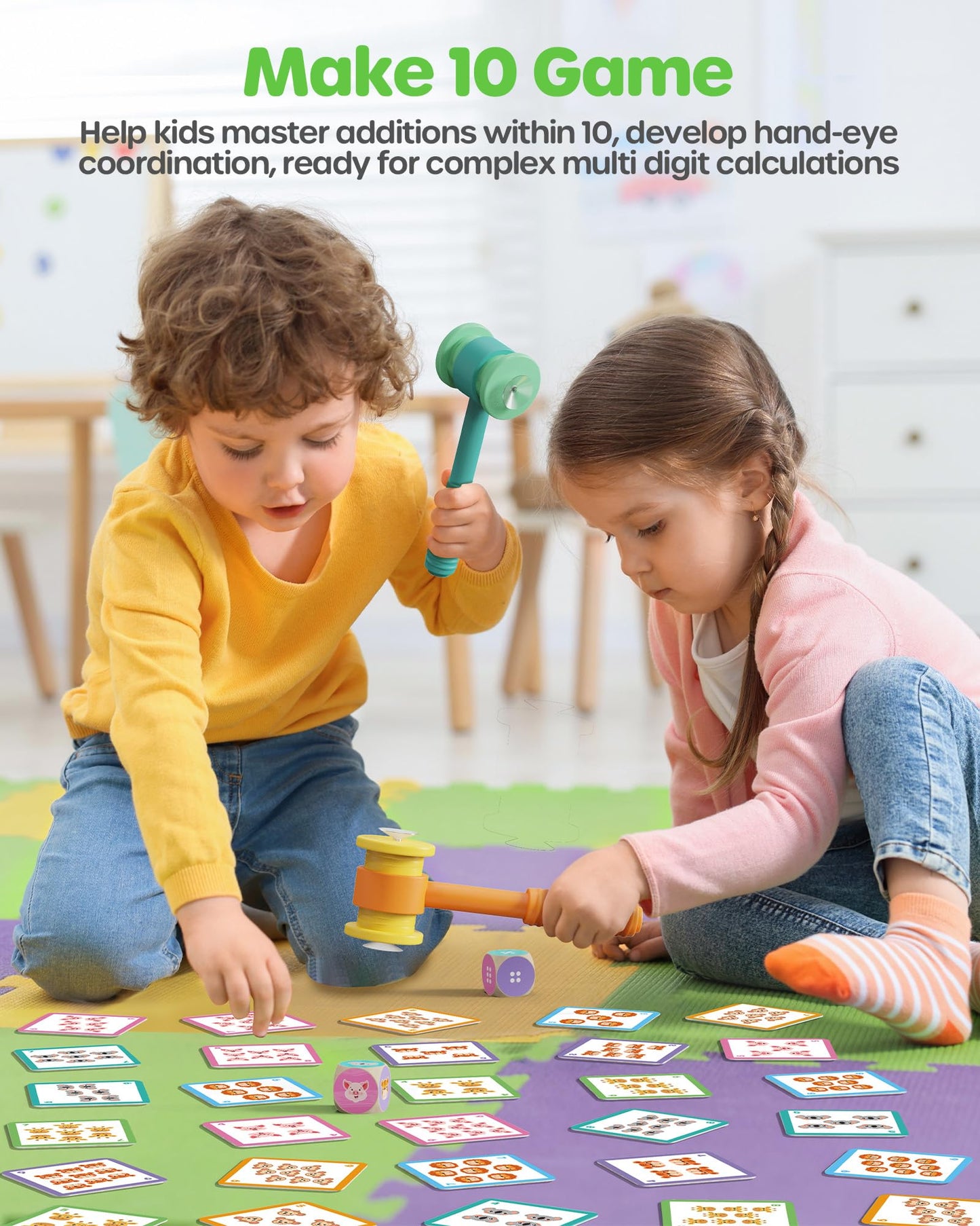 D-Fantix Addition And Subtraction Games, Math Games For Kids, Math Manipulatives Games For Kindergarten Elementary 1St 2Nd 3Rd G