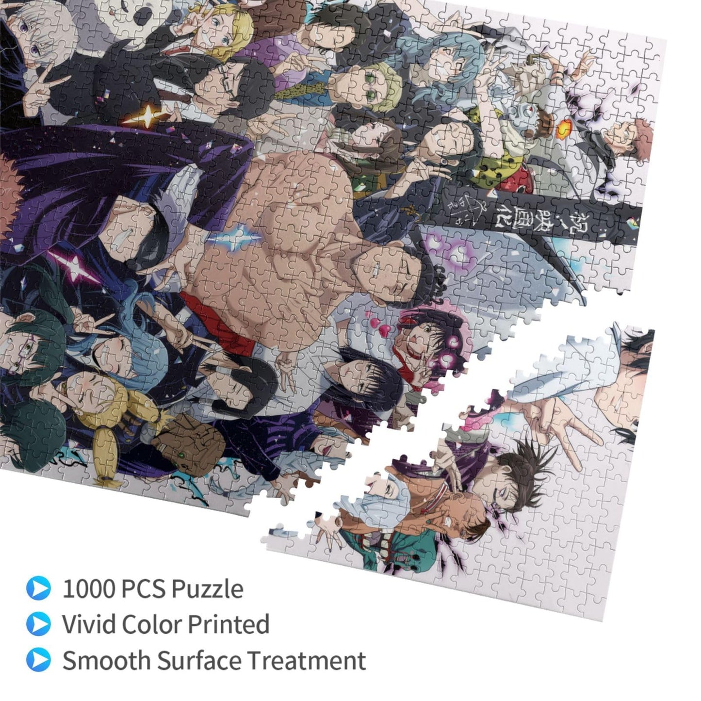 Wsrxdmsn Anime Jigsaw Puzzles For Adults 1000 Pieces Wooden Collage Puzzle Art Teens 29.5X20 In