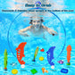 Jasonwell Pool Toys Diving Rings - 28Pcs Swim Thru Rings Pool Game Diving Toys With Dive Ring Underwater Treasures Torpedo Bandi