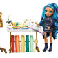 Rainbow High Dream & Design Fashion Studio Playset with Exclusive Blue Skyler Doll, Blue, No Sew Fashion Kit, Model 587514C3