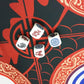 Pop Bunny Chinese New Year Dice Game - Fish Prawn Crab - 39.1"x26.5" - Premium Material - Multicolor