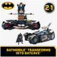 DC Comics Batman Ultimate Transforming Batmobile Playset 2-in-1 with Exclusive Figure, Lights & Sounds, Kids Toys for Ages 4+