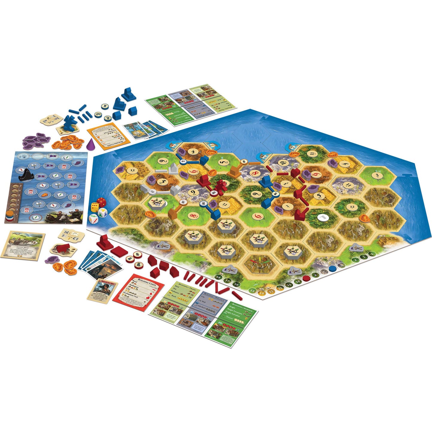 CATAN Legend of The Conquerors Expansion - Strategy Game for 3-4 Players, Ages 14+, 120 Min Playtime, Paper, Model CN3175