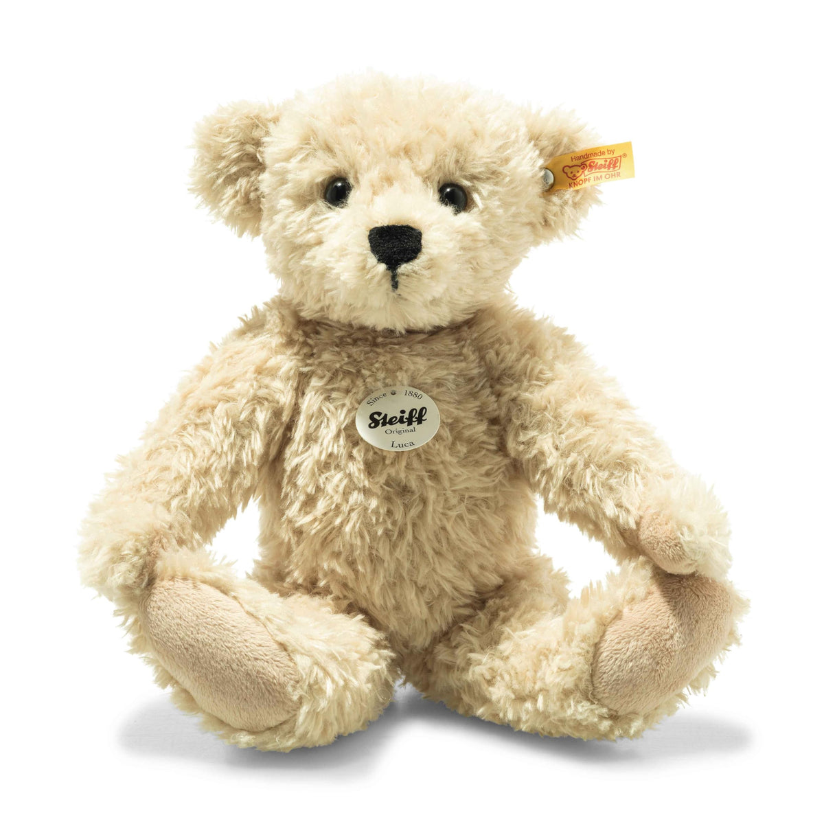 Luca Teddy Bear  30 cm  Toy for Children  Soft & Cuddly  Washable  Beige (023019)