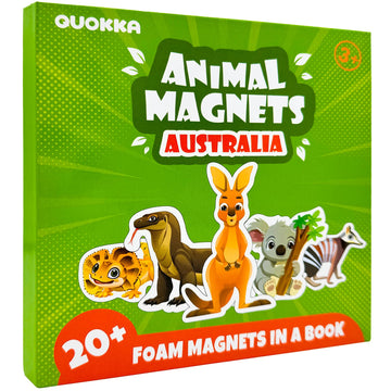Quokka Travel Magnetic Puzzles For Toddlers 1-3 - 20+Pcs Animal Game With Extra-Long Play Book - Fun Travel Game Toy For Kids Ag