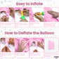 Katchon, Giant Light Pink Number 6 Balloon - 40 Inch | 6Th Birthday Balloon For 6Th Birthday Decorations | 6 Balloons For Birthday | Six Balloon Number | 6 Year Old Balloon For 6 Year Decorations