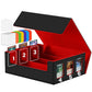 Newloop Trading Cards Storage Box - 6-Window Display 2400+ Tcg Pkm Commander Deck Case With 6 Card Holders For Magic The Gatheri