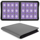 SMYV 12 Pocket Trading Card Binder  enhanced PU Cover Card Binder for 720 Cards  Ringless Side Loading Card Collection Album Folders for MTG  TCG  Game Cards & Sports Cards (Grey)