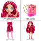 Rainbow High Jr High Series 2 Stella Monroe- 9'' Fuchsia Pink Posable Fashion Doll With Designer Accessories And Open/Close Back