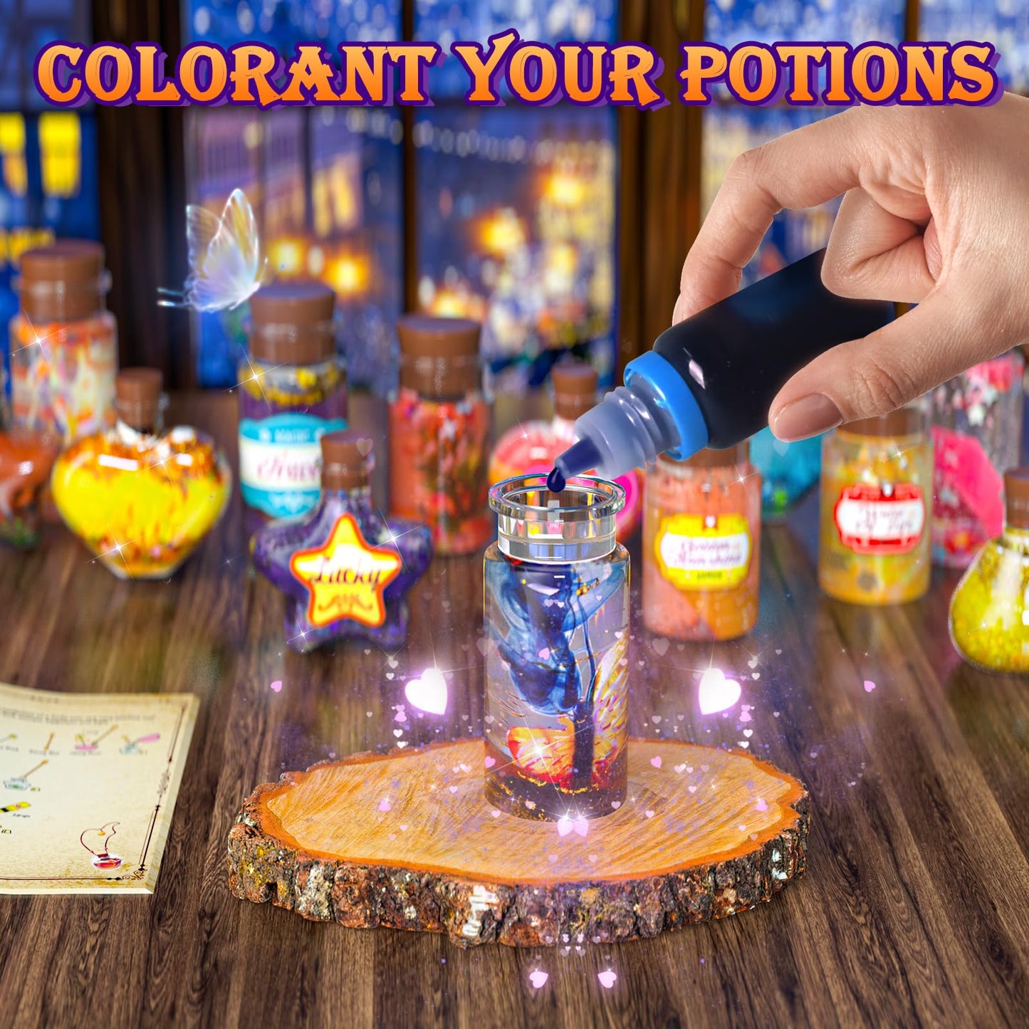 Gorispi Magic Potion Kit For Girls - Fairy Potions Kit 22 Potions Magic Mix Kit For Kids 6 7 8 9 10 12+ Years Mystery Potion Mak