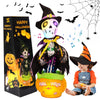Miaodam Halloween Toys, Skeleton Toys For Kids Repeat What You Say, Talking Cactus Toy Singing Pumpkin With Halloween Songs, Talking Toys For Toddler Colorful Glowing Skeleton Decor