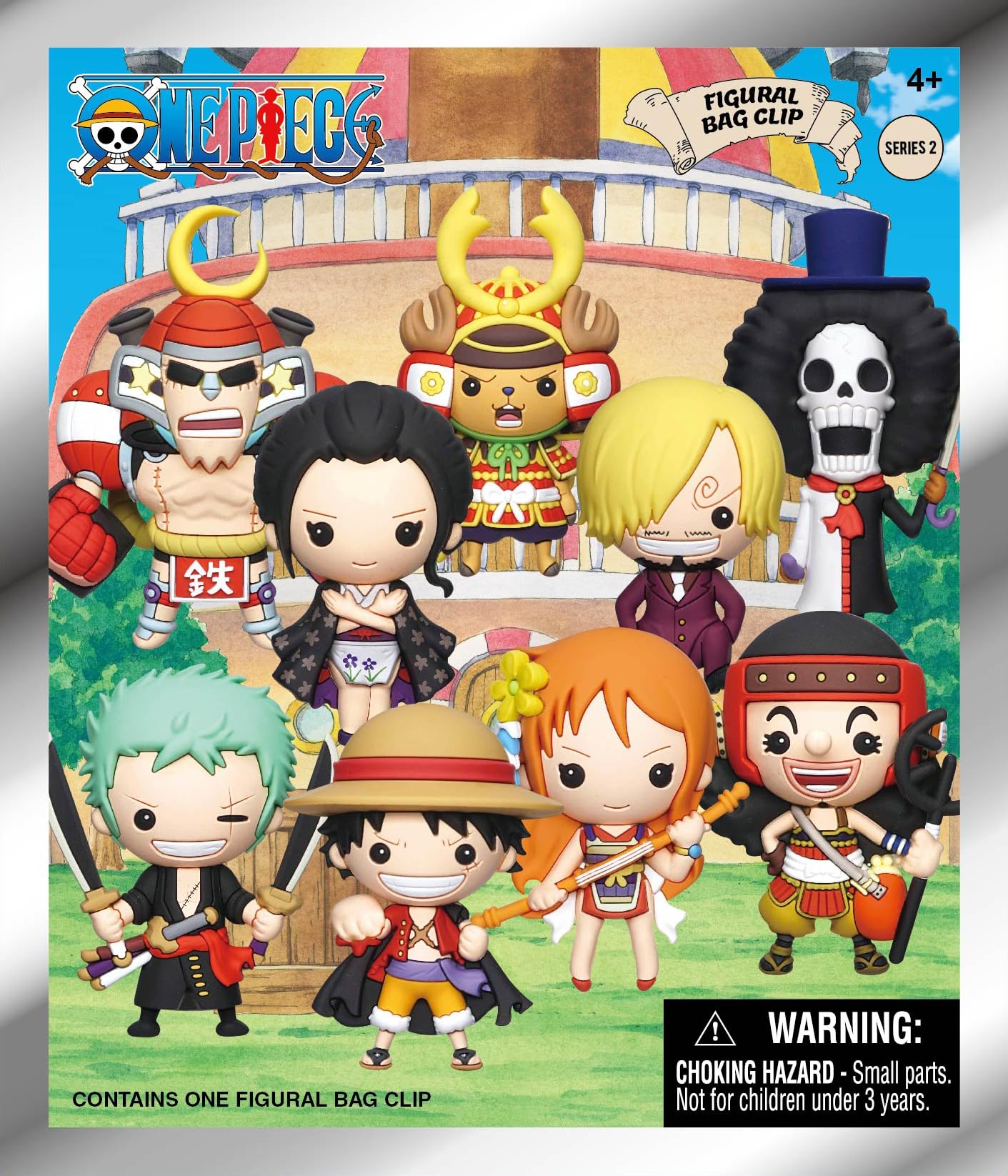 One Piece Monogram 3D Figural Foam Bag Clip in Blind Bag Series 2 - Random Figure