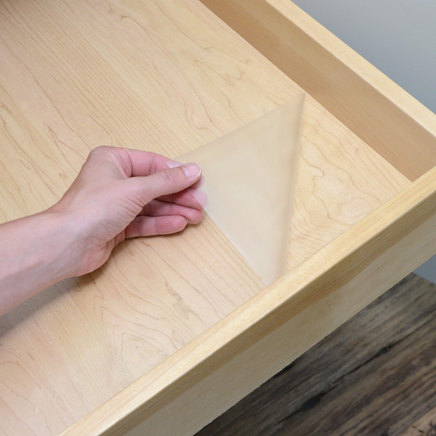 Con-Tact Brand Creative Clear Covering, Versatile And Self-Adhesive Shelf Liner, Semi-Transparent Privacy Film, Protective Clear