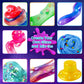 Yopinsand Diy Slime Kit, Galaxy Slime Making Kit For Girls, Butter Slime, Foam Slime, Glow In The Dark Slime With Add-Ins, Foam