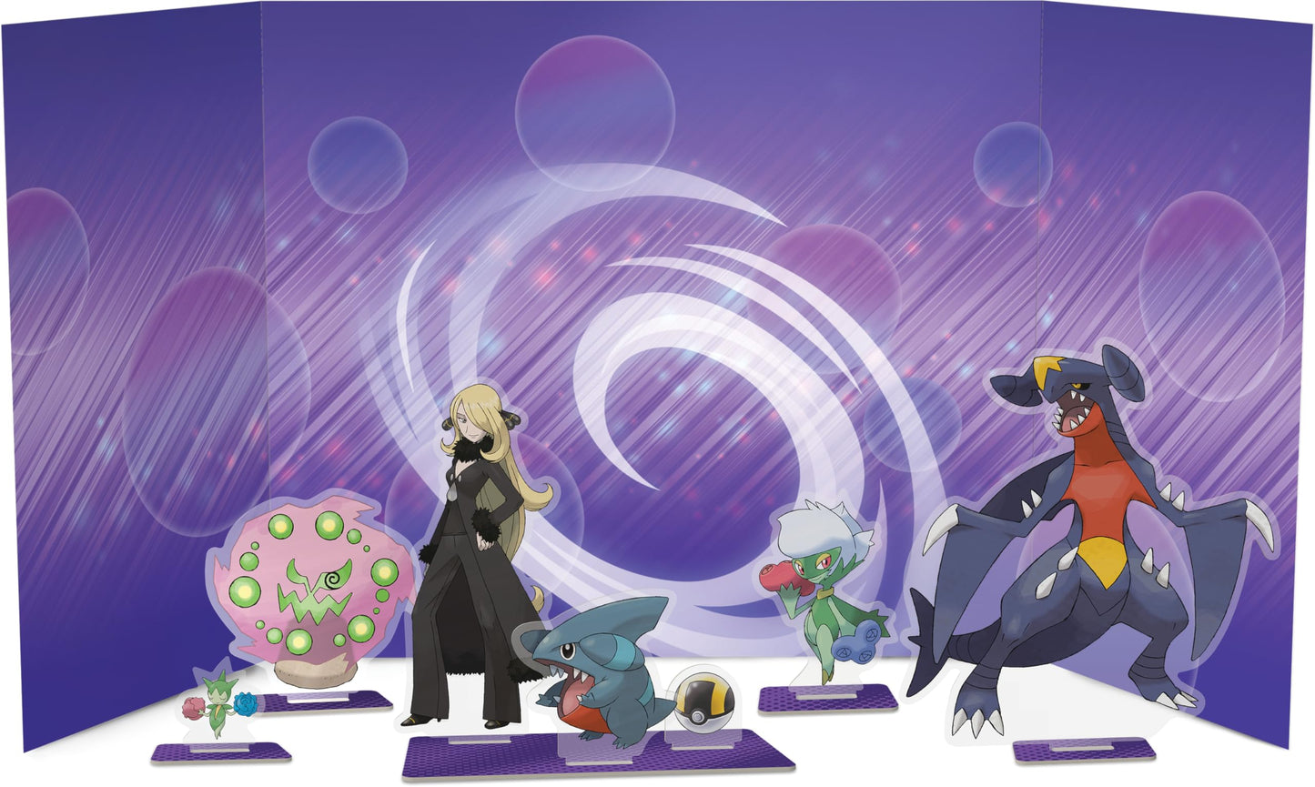 Pokemon TCG: Cynthias Garchomp ex enhanced Collection - 6 Packs  Stickers  Promos