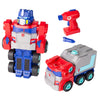 Build-A-Buddy Transformers Optimus Prime Building Toys - Stem Toys Including Toy Electric Drill And Aa Batteries - Transformers Toys - Robot Building Toys Ages 18 Months And Up