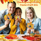 Blosssound 24 Sets Thanksgiving Fall Picture Frame Craft Kits Thanksgiving DIY Photo Frames with Stickers Pumpkin Photo Autumn G