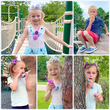 Inspireyes Walkie Talkies For Kids Rechargeable, 48 Hrs Working Time 3 Miles Range 22 Channels 2 Way Radio, Birthday Gifts For B