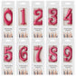PHD CAKE 10-Count 0-9 Red Number Birthday Candles, Number One Birthday, Red Number Candles, Party Celebration, Baby Showers