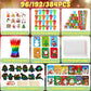 BenLouis Christmas Party Favors for Kids Christmas Classroom Gifts Prize Stockings Filler Coloring Books Bulk for Students Craft