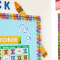 Eureka Crayola Crayons Door, Window, and Bulletin Board Go-Around Classroom Decorations for Teachers, 12 Pieces