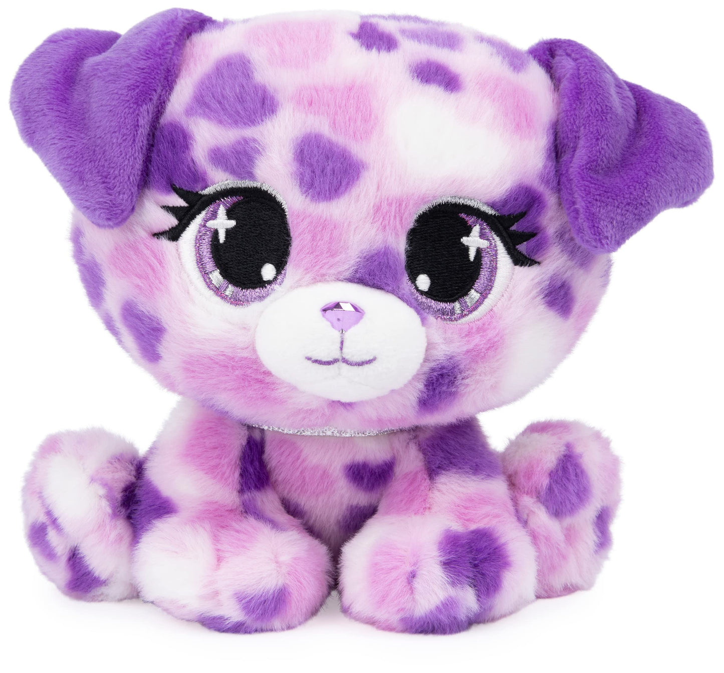 GUND P.Lushes Pets Callie La’Pooch Puppy Stuffed Animal, 6", Purple/Pink, Model 6065982, Soft Fabric