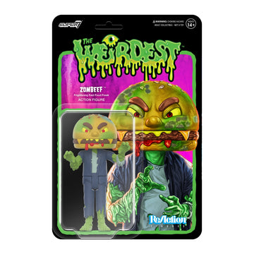 Super7 The Weirdest Zombeef Rotten Rangers - 3.75'' The Weirdest Action Figure Campy Horror Collectibles And Retro Toys