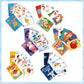 Card Games,6 Decks,Go Fish,Old Maid,Crazy 8S,Memory Match,Slap Jack,Space Playing Cards,Fun Game Cards For Kids Toddlers And Adu