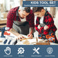 Toy Chainsaw for Kids - Kids Power Tool Set, Construction Tools for Kids, Toddler Chainsaw with Realistic Sounds & Light, Play C