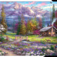 Buffalo Games 500 Piece Jigsaw Puzzle - Inspirations of Spring, Multicolor, Large Size, Challenging for Adults, Model 3252