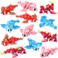 Honoson 12 Pcs 3D Printed Multicolor Dragon Fidget Toy 3D Printed Small Animal Toy Flexible Cute Articulating Pet Stress Relief 