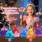 Plunack Poke in Art Crafts for Kids Magical Pretty Princess Craft Poke Art Kits for Girls Boys, Stick and Poke Kit DIY Craft Kit
