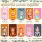Mxsyshyj 10 Pcs 4 Inch Mini Baby Dolls Playset With Handmade Animal Clothes - Reborn Baby Dolls Realistic Open Eye Design Role P