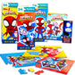 Spidey and Friends Jigsaw Puzzle Set - 3 Pack Spidey Puzzle Bundle with Tattoos and More for Kids Adults (Spidey and Friends Par