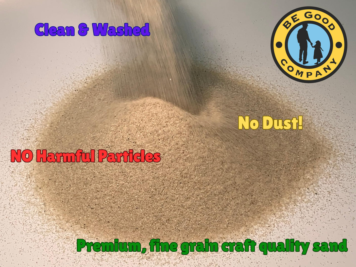 Sandbox Sand Refill Pack - 1.5 lb Natural Play Sand - Ultra Fine for Arts & Crafts, Aquarium, Terrarium, Decor