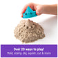 Kinetic Sand Folding Sand Box with 2lbs Play Sand, 7 Molds & Tools, One Size, Sensory Toy for Kids 3+