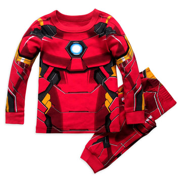 Marvel Iron Man Costume Pj Pals For Boys, Size 5 Multicolored