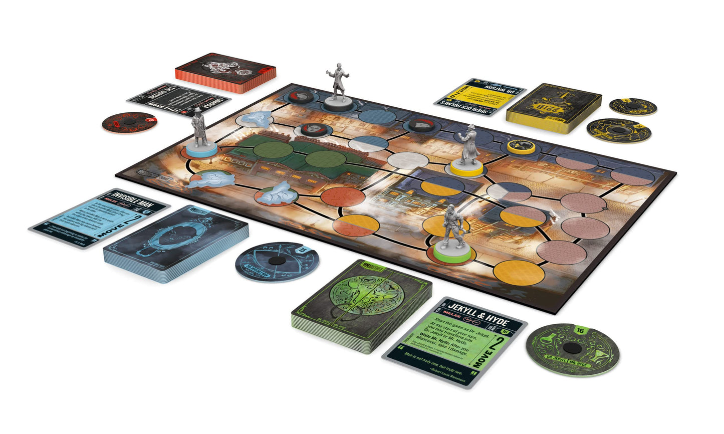 Restoration Games Unmatched: Cobble and Fog - Strategy Fighting Game for Family and Teens, Cardboard, Model 222489