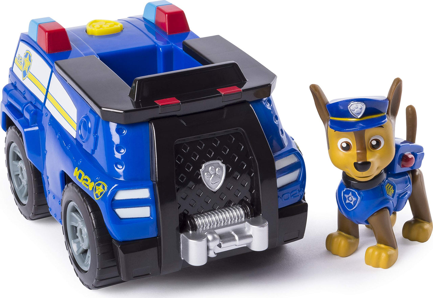Paw Patrol Chase’s Transforming Police Cruiser with Flip-Open Megaphone, Multicolor, Model 6053383, for Ages 3 & Up