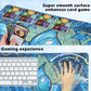 MTGPRO Playmat for MTG 24x14 Inches Playmat for Magic The Gathering with Non-Slip Rubber Base and Stitched Edges  Includes Storage Bag - Ideal for MTG/RPG/CCG Trading Game Card Mat(Blue)