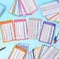 4 Packs Of 49 Pcs Multi Math Flash Cards, Addition, Subtraction, Multiplication, & Division Flashcards With 2 Dry Erase Markers
