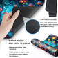 MTG Playmat Game Play Mat for MTG TCG 24 x 14 inches Cards Game Playmats Trading Card Game Stitched Play Mats Commander Deck Gaming Desk Mat Card Gameplay Mats Forest Glowing Mushroom