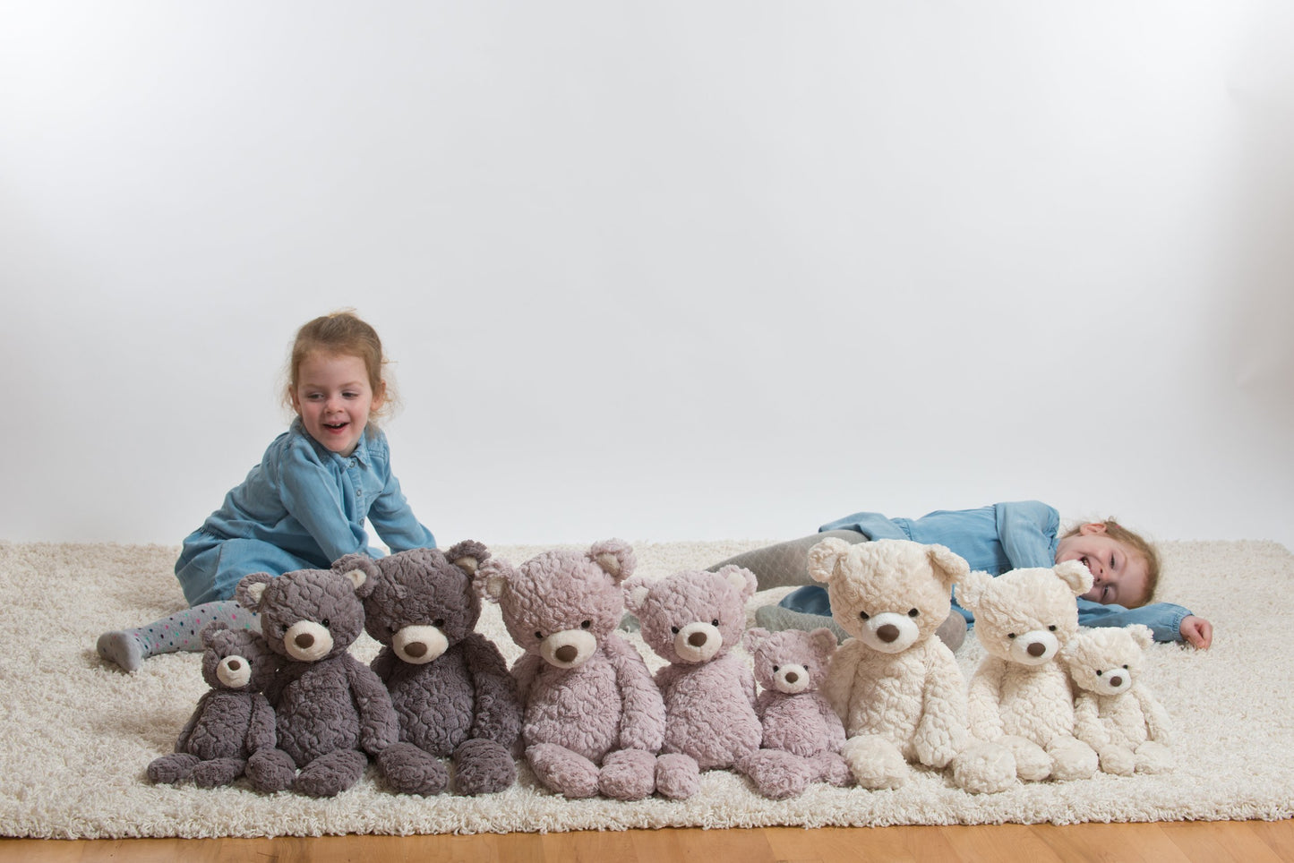 Mary Meyer Putty Bear Large Teddy Bear Soft Toy, Grey