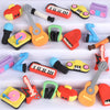 Cllayees 24 Pcs Erasers For Kids, Mini Pencil Eraser Bulk Classroom Prizes, Fun Puzzle Erasers For Preschool Elementary Student, Back To School Supplies (Musical Instrument)