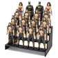 Sixpoints 6 Inch Action Figure Display Shelf With Peg,4 Tier Toy Collectibles Organizer, Compatible With 1/12 Marvel Legends /Dc