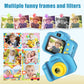 Kids Selfie Camera, Portable Digital Cameras Toys For Kids Christmas Birthday Gifts For Boys/Girls Age 3 4 5 6 7 8 9 With 32Gb S